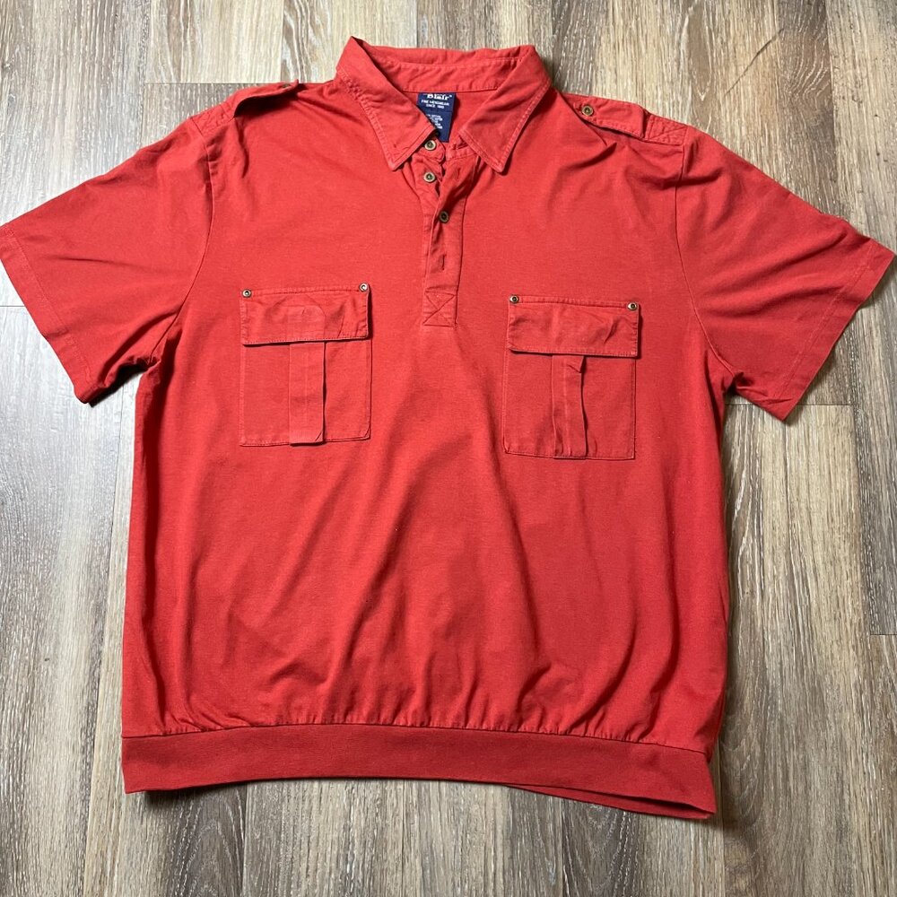 Vintage John Blair Polo Red Shirt